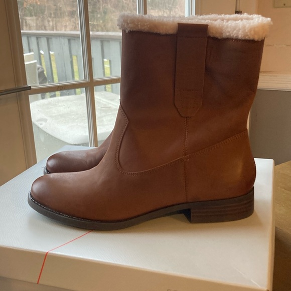 Sole Society | Shoes | Sole Society Soverona Boots Vintage Cognac Faux ...